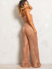 Women Sweater Co-Ords - Màu be - Xem 2