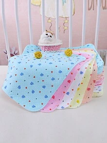 1入防水透氣寶寶尿墊,多種尺寸的雙面新生兒尿墊,四季通用寶寶尿墊,柔軟舒適,保持干燥,多色可選 - 藍色 - 查看 2