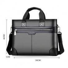 2024 Túi xách thời trang mới cho nam Túi xách da PU Túi đeo chéo công sở Túi xách nam Túi đeo chéo thường ngày Túi chống trộm có khóa kéo Túi xách Quà tặng nam Cặp xách cổ điển màu đen Túi đựng máy tính xách tay Đồ dùng văn phòng Túi xách công sở thường ngày Phụ kiện nam Túi đựng tài liệu chống trộm Túi đi học chống thấm nước Quà tặng Ngày của cha Mùa hè cho bố - màu đen - Xem 5