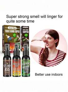 Broma En Spray / Regalo Falso, Spray De Mal Olor Nauseabundo Para Bromas Prácticas (accesorios Al Azar) - Multicolor - Ver 6