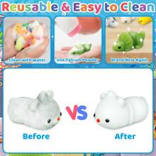 Mochi Squishy Toys For Toddlers, Mini Kawaii Squishies Bulk, Squishys Fidget Toys, Goody Bag Stuffers, Prizes For Classroom, Squishy Toys Bulk, Stress Relief Toys For Party Favors - 82 chiếc - Xem 3