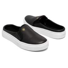 Women Wedge Sneakers - Black - View 1