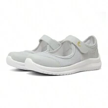 Women Wedge Sneakers - Grey - View 1