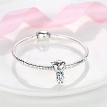 Silver Plated Charm Clothes Shoes And  Cups Series Charm Bead Is Suitable For Diy Female Bracelet  Pendants - Silver - View 2