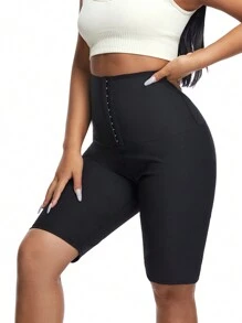 Pantalones cortos deportivos y de sauna al aire libre para mujer, pantalones cortos moldeadores de cintura alta para entrenar la cintura, pantalones cortos de compresión para hacer ejercicio, moldeador corporal, modelador de muslos