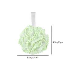 Lace Edged Bath Ball With Massage Function, Bubble Making And Soft Fibers, Scented And Durable, Bath Accessory - White - View 6