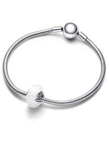 100% Cuentas De Joyería Diy De Plata Pura 925 Adecuadas Para La Olla Original 1: 1, Adecuadas Para Que Las Mujeres Hagan Decoración Colgante De Amor Y Madre De Vidrio Marano, Adecuadas Para Su Persona Favorita Durante El Día De San Valentín Y La Navidad