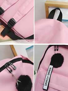 Small Laptop Backpack, Modern, Elegant And Multifunctional. - 粉色 - 查看 2