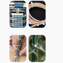 100 Nylon Dây buộc , Tự Khóa Dây kéo Cà vạt Với Khóa , Dây buộc Đối với Dây điện Sự quản lý - trắng - Xem 5
