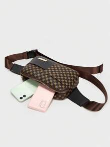 Bolso De Pecho Deportivo Para Niños De 2023, Bolso De Cintura Portátil Para Niños Al Aire Libre Con Diseño De Moda Y Compartimento Para El Móvil