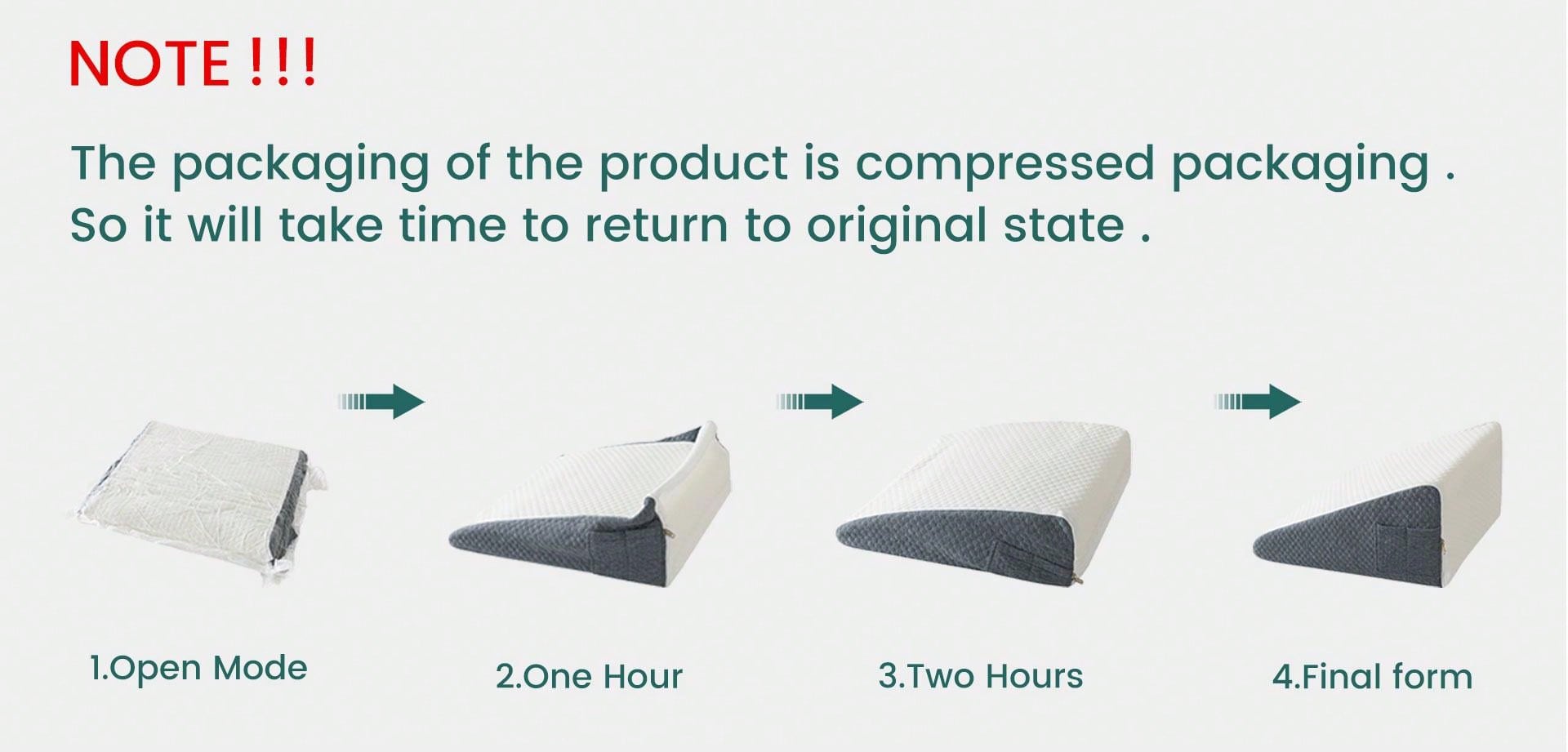 1pc Wedge Pillow For Sleeping Bed Wedge Pillow For After Surgery