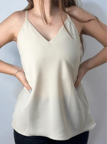 Women Blouses - 沙 - 查看 4