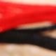 1 Pair Of Handwoven Spider Red and Black Bracelets