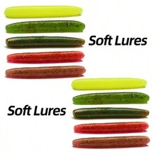 100 chiếc/gói Mồi câu cá 50mm/1,97in, Thích hợp cho Người đam mê câu cá - Nhiều màu - Xem 3