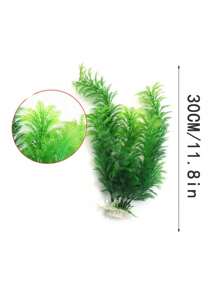 1 件水族箱人造水草,適用於魚缸景觀設計 - 綠色 - 查看 5