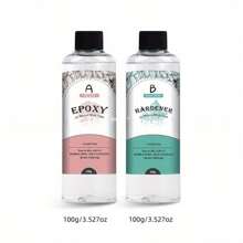 環氧樹脂硬化膠 1:1 水晶膠 超透明高透光 Ab 組 Diy 硬膠 快幹膠 - 軍綠色 - 查看 5