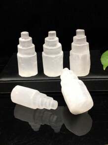 1 件天然石膏塔療癒水晶石冥想石家居裝飾水晶塔 - 石膏塔 - 查看 1