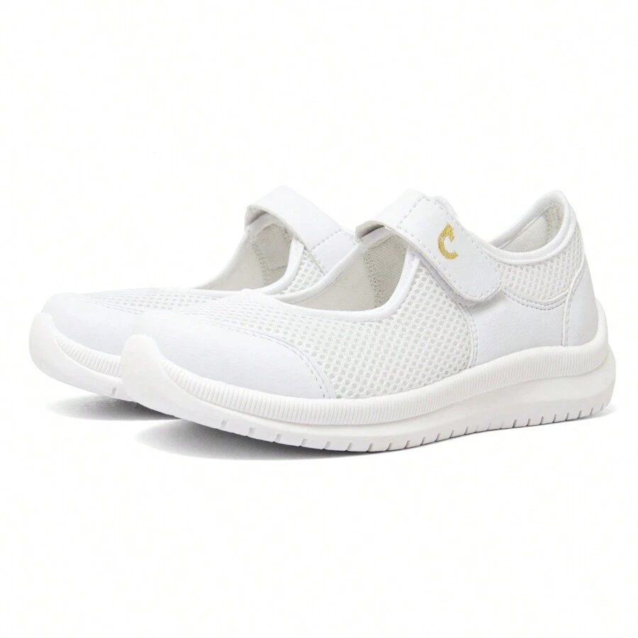 Women Wedge Sneakers - White - View 1