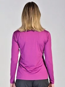 Women Sports Tees & Tanks - Purple - View 3