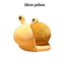 Ốc sên Đồ chơi Plush Ốc sên Thú nhồi bông Sang trọng Búp bê Mềm mại Gối Đối với Trẻ em Mô phỏng Dễ thương Ốc sên Chơi Búp bê Qủa tặng - Màu vàng - Xem 1
