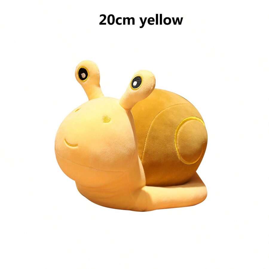 Ốc sên Đồ chơi Plush Ốc sên Thú nhồi bông Sang trọng Búp bê Mềm mại Gối Đối với Trẻ em Mô phỏng Dễ thương Ốc sên Chơi Búp bê Qủa tặng - Màu vàng - Xem 1