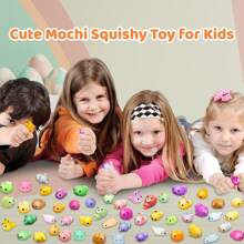 Mochi Squishy Toys For Toddlers, Mini Kawaii Squishies Bulk, Squishys Fidget Toys, Goody Bag Stuffers, Prizes For Classroom, Squishy Toys Bulk, Stress Relief Toys For Party Favors - 110 迷你件 - 查看 4