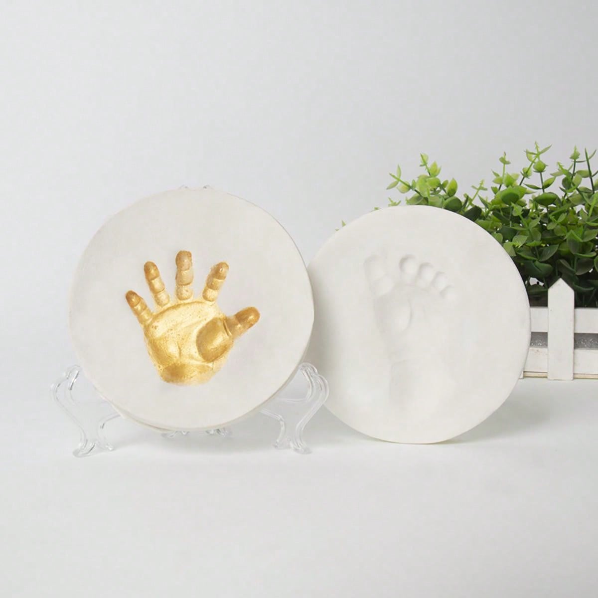 Baby Handprint Footprint Mud Pet Paw Print Mold Infant Monthly Baby handprint footprint mud pet paw print mold infant monthly