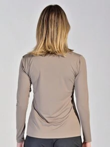 Women Sports Tees & Tanks - Caqui - Ver 3