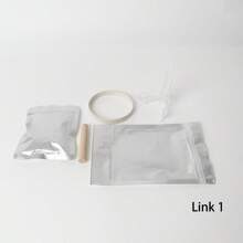 嬰兒手印和腳印泥,寵物爪印模具,嬰兒每月里程碑超輕粘土手印紀念品 - 白色 - 查看 5