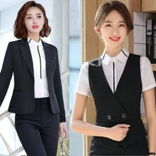 Blusa De Moda Uniforme De Oficina Para Mujer Blusa Elegante - Blanco - Ver 5