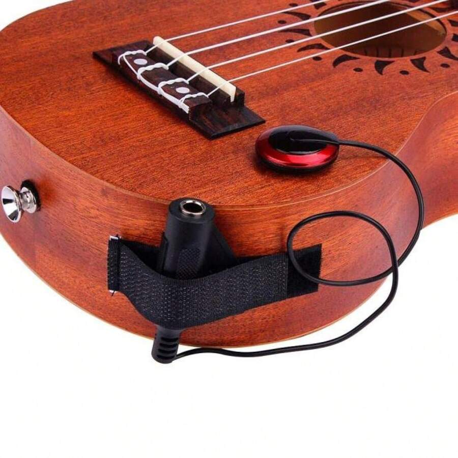 1pc Akustische Gitarre Pickup Piezoelektrischen Kontakt Pickup Gitarre Ukulele Karimba Harfe Mikrofon Banjo Zubehör