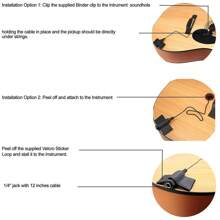 1pc Akustische Gitarre Pickup Piezoelektrischen Kontakt Pickup Gitarre Ukulele Karimba Harfe Mikrofon Banjo Zubehör