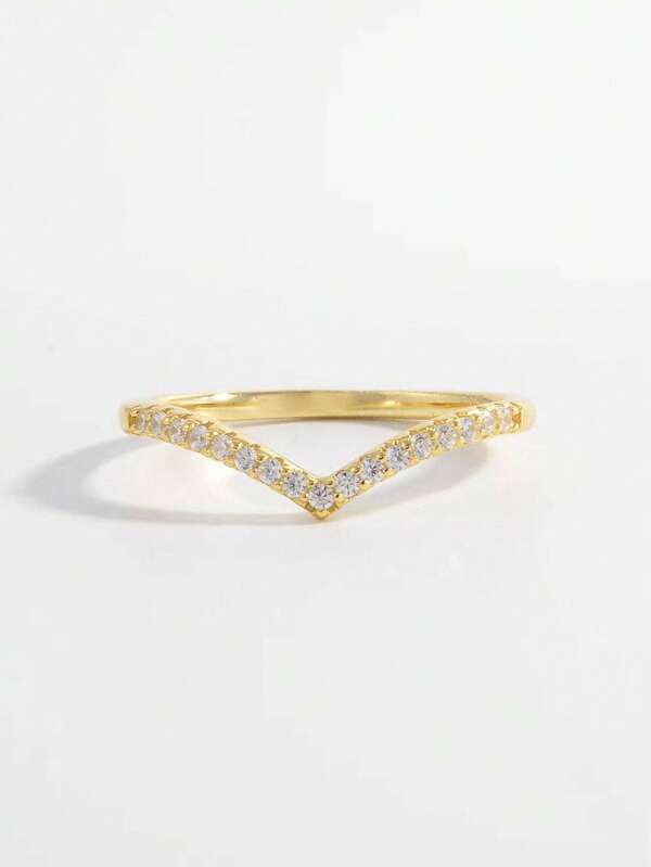 Vaerine 1 szt Glamour Sześcienna Cyrkonia  Dekoracje Srebrny Pierścień Dla kobiet Do codziennej dekoracji Ślub Zaręczyny Biżuteria ślubna