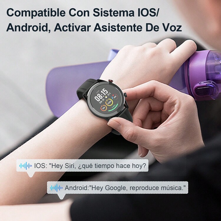 Freshfun Smartwatch H78 Reloj Inteligente Con Llamadas Bluetooth Ip67 - Negro - Añade 7