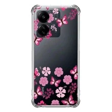 Capa Capinha De Celular Compatível com Xiaomi Redmi 13C Mi Personalizada Cor:1665 - Damasco - Visão 1