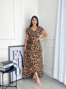 Women Dresses - Mocha Brown - View 3
