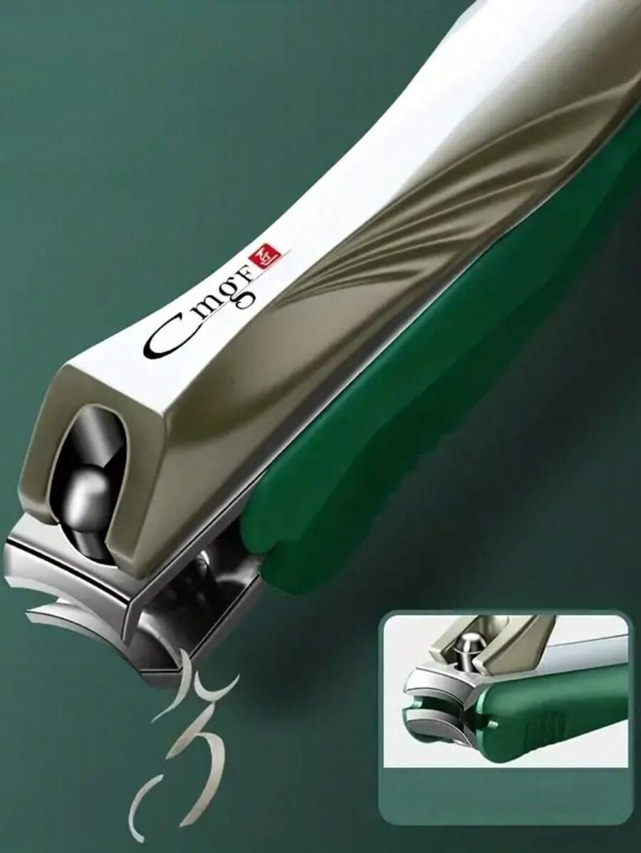 plys 3 CÁI Bộ dụng cụ cắt móng tay Móng tay & Móng chân Móng tay Cắt Clippers Chất lượng Thép không gỉ Có thể mang đi Máy cắt móng tay Bộ - Bộ cắt móng tay xanh 3 món - Xem 1
