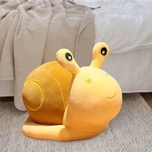 Ốc sên Đồ chơi Plush Ốc sên Thú nhồi bông Sang trọng Búp bê Mềm mại Gối Đối với Trẻ em Mô phỏng Dễ thương Ốc sên Chơi Búp bê Qủa tặng - Màu vàng - Xem 9