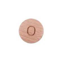 5pcs/Set New Creative Cartoon Style Wooden Beads With English Alphabets For Children's Diy Jewelry Making - Grey - View 1