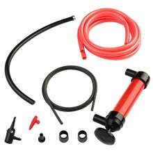 Multi-Purpose Oil Fluid Extractor,Siphon Fuel Liquid Transfer Hand Pump Kit For Cars, Motor Vehicles, Oil Change Evacuation Hand Pump - Red - View 6
