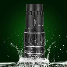 16x52 Adult Monocular Telescope With BAK-4 Prism And FMC Lens, Ideal For Bird Watching, Camping, And Hiking. - Black - View 1