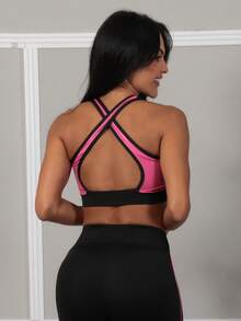Women Sports Bras - Hồng - Xem 2