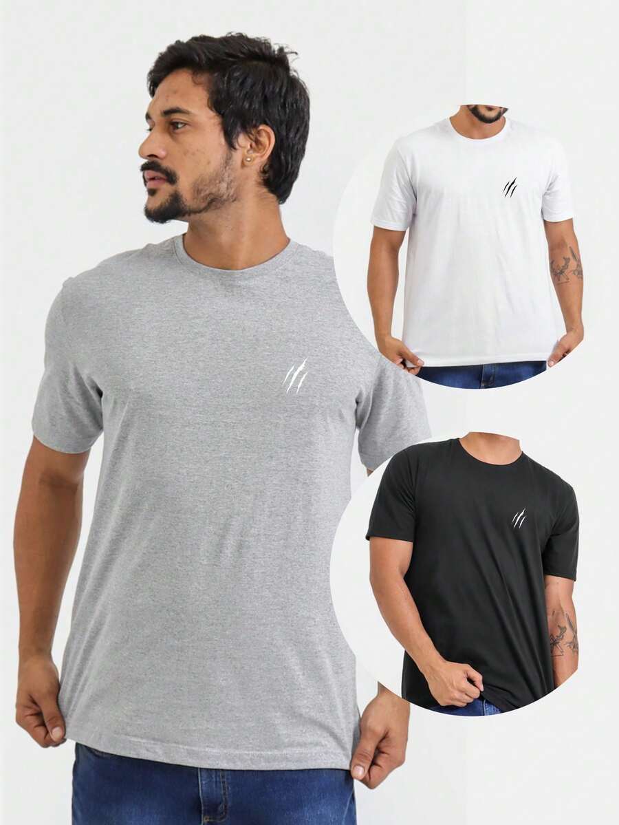 Men T-Shirts - 彩色 - 查看 1