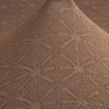 1入厚款冰絲壓花艾姆斯外殼椅套 - 淺咖色 - 查看 2