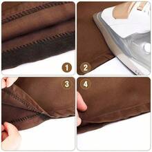 4卷0.6英寸寬x 25碼長黑色縫邊膠帶,pe材質,無需縫製 - 4卷黑色 - 查看 7