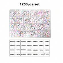 100/500/1250 Peças Contas Redondas De Alfabeto De Acrílico Para Pulseira, Colar, Brinco, Chaveiro, Corrente De Telefone, Tornozeleira E Outros Suprimentos De Fabricação De Joias Diy, Acessórios De Decoração Para Presentes De Aniversário/dia Dos Namorados/festa