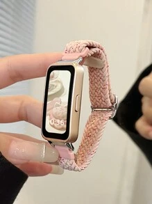 1pc Nylon Woven Elastic Adjustable Watch Band, Suitable For Band 9/8/7/6/Pro, Honor Band 7/6, With NFC