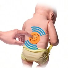 Muñeco Bebe Prematuro Dormido Premium Con Sonido+ Accesorios 50 cm - azul real - Ver 8