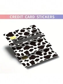 4Pcs/Set Ultra-Thin Stickers For Credit Card Key Card Ultra-Thin Waterproof Anti-Scratch Anti-Slip Scratch-Resistant Card Covers Skin Waterproof Anti-Slip Card Cover Ultra-Thin Waterproof And Scratch-Resistant Decorative Card Sticker Credit Card Stickers Suitable For All Kinds Of Debit Cards, Value Storage Cards Bus Magnetic Cards Student Cards Key Cards And Others - Multicolor - View 7