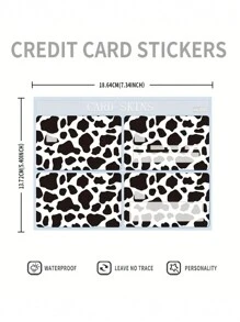 4Pcs/Set Ultra-Thin Stickers For Credit Card Key Card Ultra-Thin Waterproof Anti-Scratch Anti-Slip Scratch-Resistant Card Covers Skin Waterproof Anti-Slip Card Cover Ultra-Thin Waterproof And Scratch-Resistant Decorative Card Sticker Credit Card Stickers Suitable For All Kinds Of Debit Cards, Value Storage Cards Bus Magnetic Cards Student Cards Key Cards And Others - Multicolor - View 9